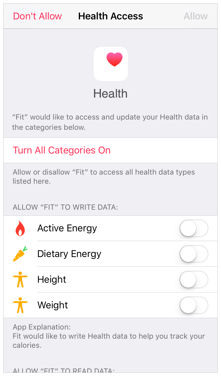 Using HealthKit